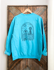 Happy Farm SFCo Sweatshirt (Aqua)