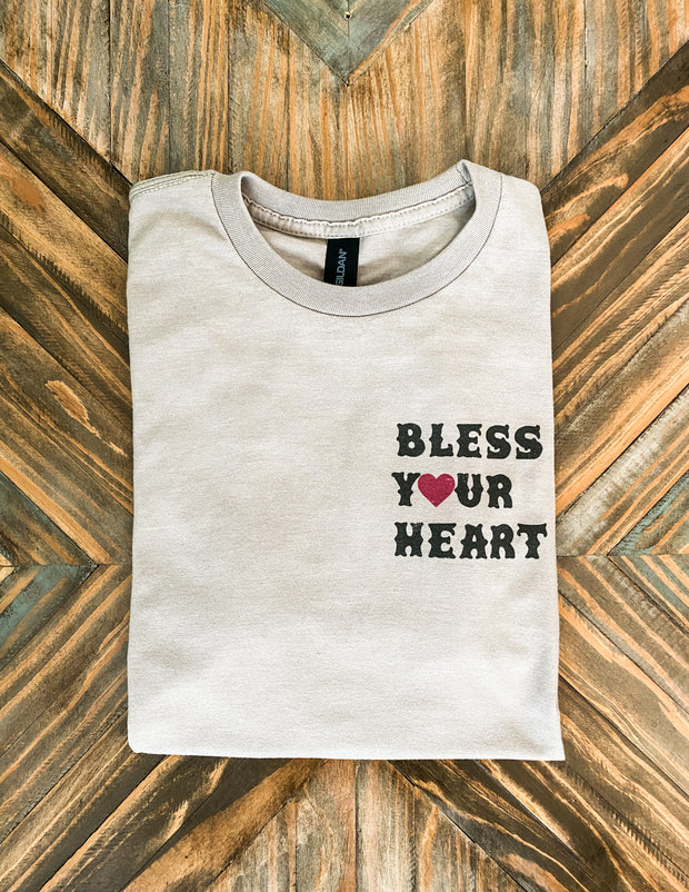 Bless Your Heart Tee (Tan)