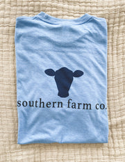 SFCo Cow Logo Tee (Blue)
