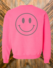SFCo Smiley Sweatshirt - Hot Pink