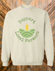 Support Local Farmers Sweatshirt (Tan)