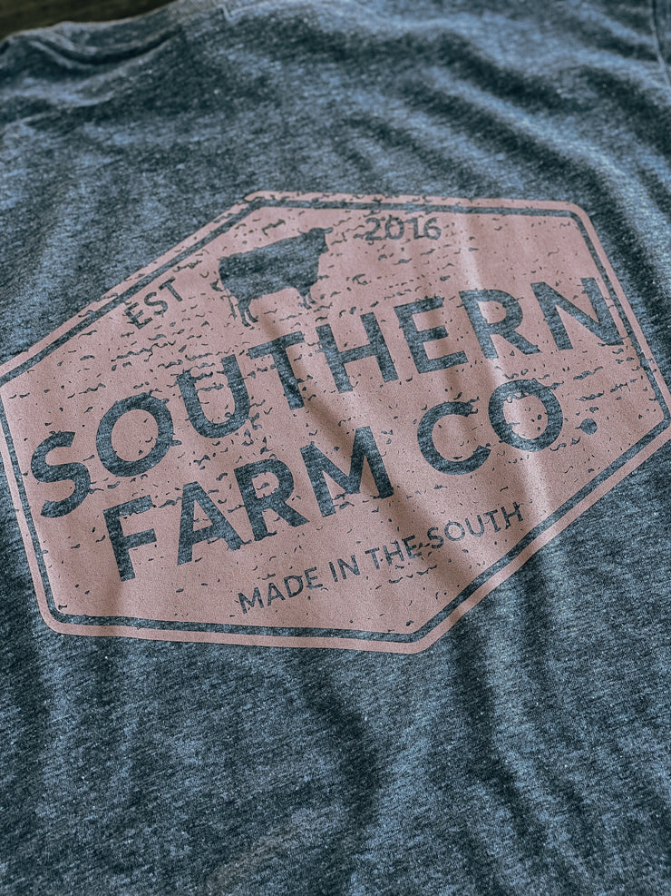SFCo-Made In The South Crew Neck Tee (Heather Grey)