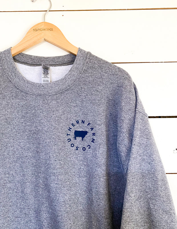 SFCo-Made In The South Sweatshirt (Grey/Navy)