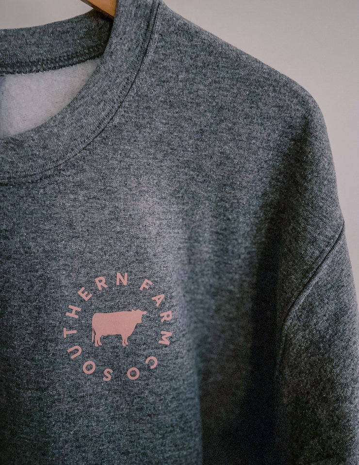 SFCo-Made In The South Sweatshirt (Grey/Pink)